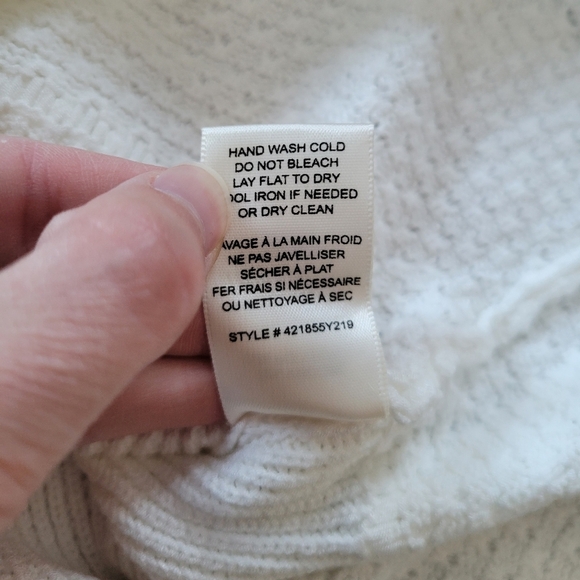 Rebecca Taylor White Viscose Knit Peplum Sweater Tank NWT Sizes XS & Medium - Picture 8 of 11